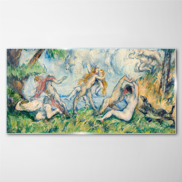 Glasbild Eine Szene aus der Mythologie