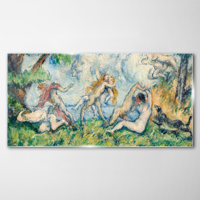 Glasbild Eine Szene aus der Mythologie