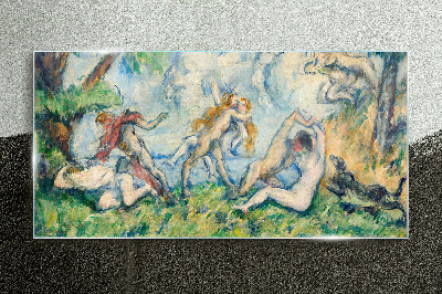 Glasbild Eine Szene aus der Mythologie