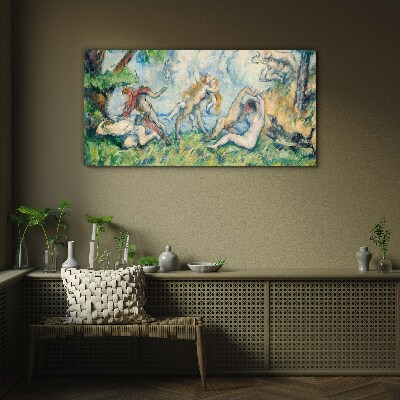 Glasbild Eine Szene aus der Mythologie