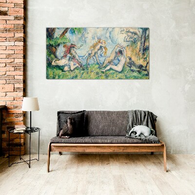 Glasbild Eine Szene aus der Mythologie