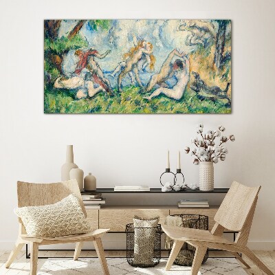Glasbild Eine Szene aus der Mythologie