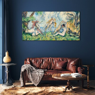 Glasbild Eine Szene aus der Mythologie
