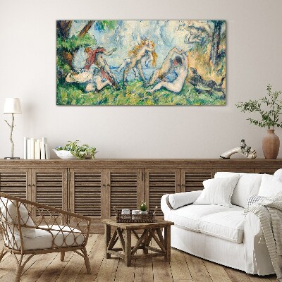 Glasbild Eine Szene aus der Mythologie