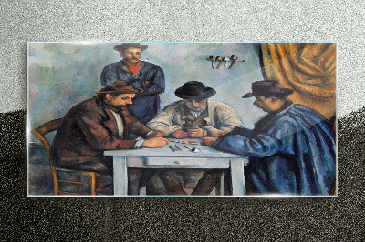 Glasbild Spielkarten