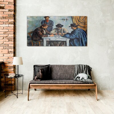 Glasbild Spielkarten