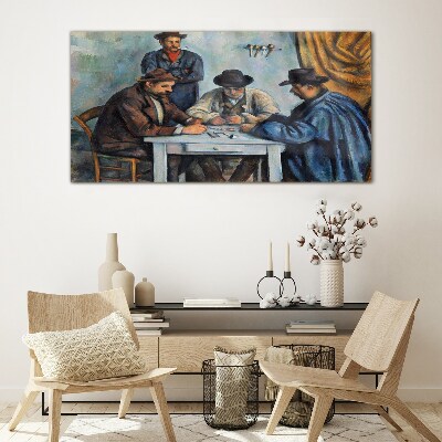 Glasbild Spielkarten
