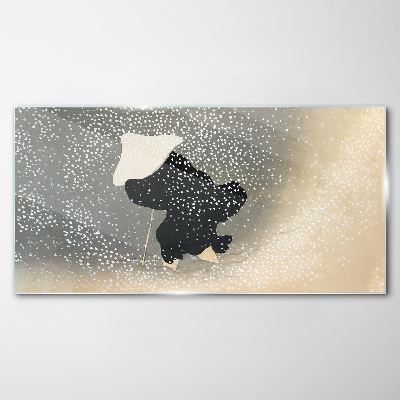 Bild auf glas Wintersehnsucht