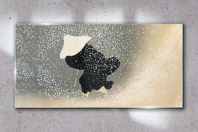 Bild auf glas Wintersehnsucht