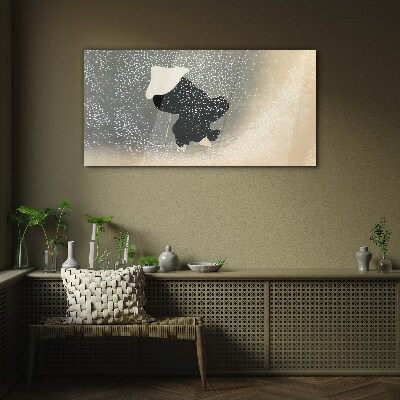 Bild auf glas Wintersehnsucht