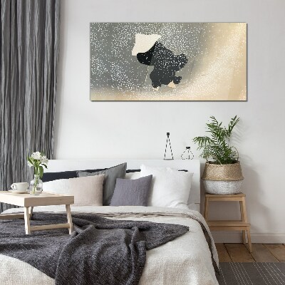 Bild auf glas Wintersehnsucht