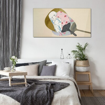 Bild auf glas Abstrakte Harmonie von Formen und Farben