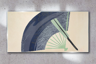Bild auf glas Welle und Fächer