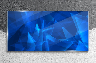 Glasbild Der Himmel ist in Blautönen
