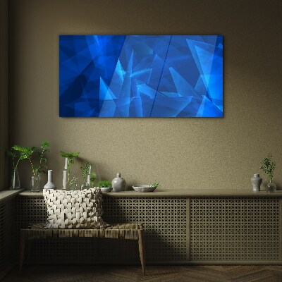 Glasbild Der Himmel ist in Blautönen