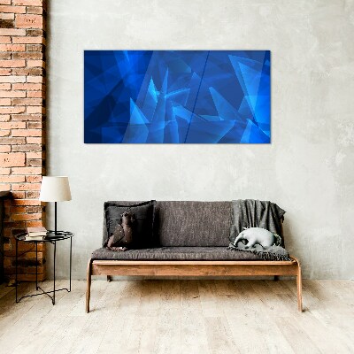 Glasbild Der Himmel ist in Blautönen