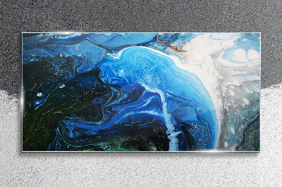 Glasbild Ozeanstrudel