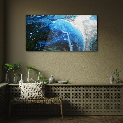 Glasbild Ozeanstrudel