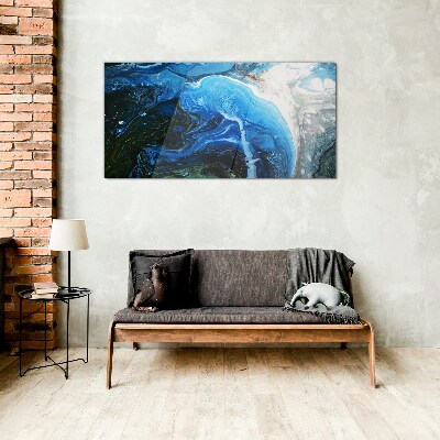 Glasbild Ozeanstrudel