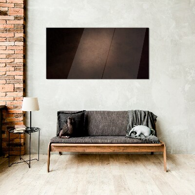 Glas bild Abstraktes Spiel aus Licht und Schatten
