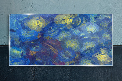 Glasbild Sterne am Nachthimmel