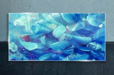 Bild auf glas Ozeanwellen der Farben