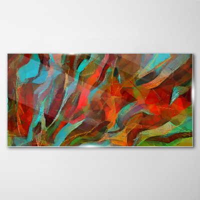 Bild auf glas drucken Farben der Natur in der Abstraktion