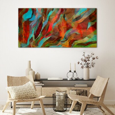Bild auf glas drucken Farben der Natur in der Abstraktion