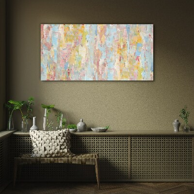 Glasbild Pastellfarbene Reflexionen im Glas