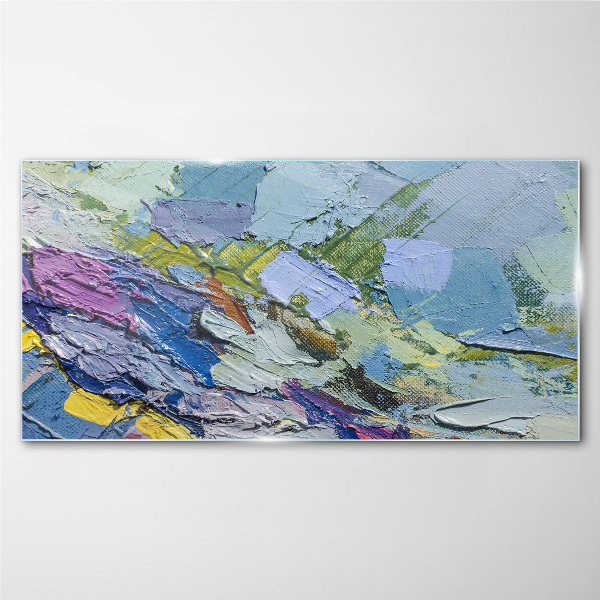Glasbild Abstraktes Mosaik der Farben