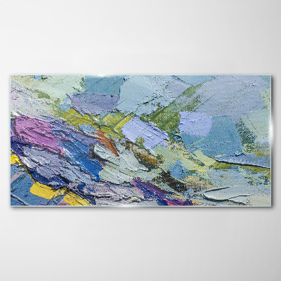 Glasbild Abstraktes Mosaik der Farben