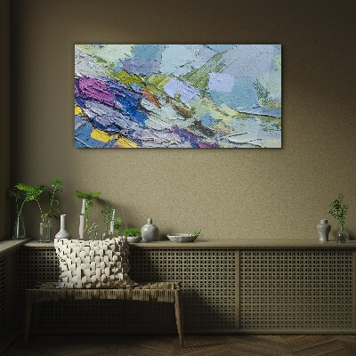 Glasbild Abstraktes Mosaik der Farben