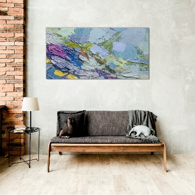 Glasbild Abstraktes Mosaik der Farben