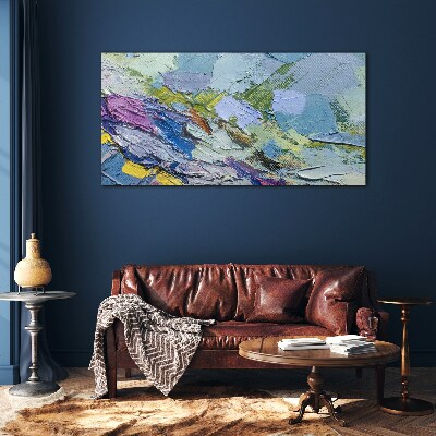 Glasbild Abstraktes Mosaik der Farben