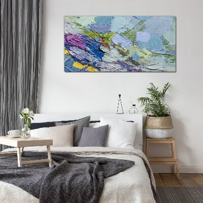 Glasbild Abstraktes Mosaik der Farben