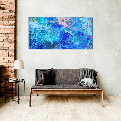 Glasbild Ozean-Schattierungen