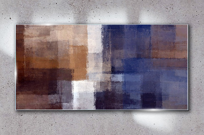 Glasbild Abstrakte Komposition von Farben