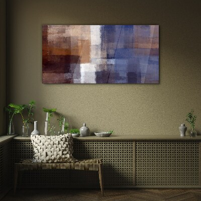 Glasbild Abstrakte Komposition von Farben