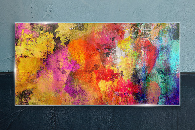 Bild auf glas Buntes Chaos der Abstraktion