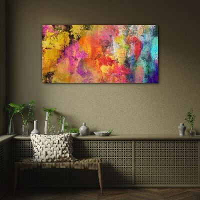 Bild auf glas Buntes Chaos der Abstraktion