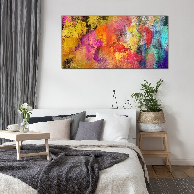 Bild auf glas Buntes Chaos der Abstraktion
