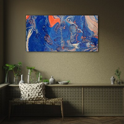 Glasbild Kosmische Meereswelle