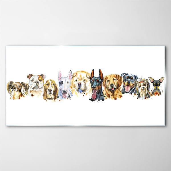 Glasbild Hundefreundschaften
