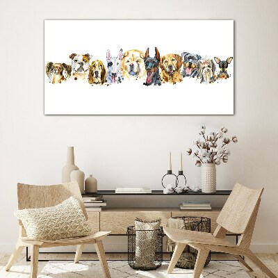 Glasbild Hundefreundschaften