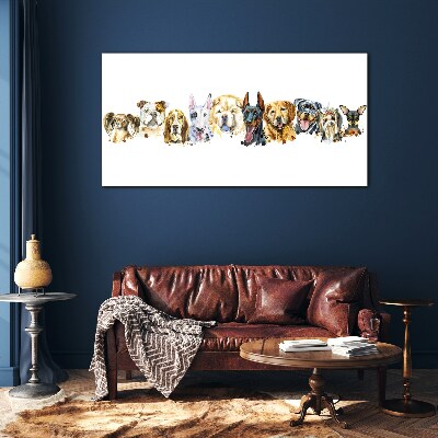 Glasbild Hundefreundschaften