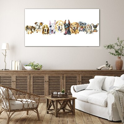 Glasbild Hundefreundschaften