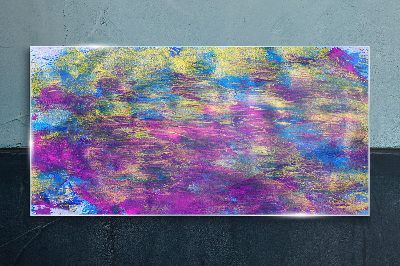 Bild auf glas Reflexionen in Farbe