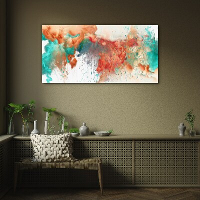 Glasbild Bunte emotionale Wirbel