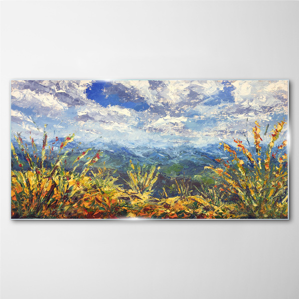 Bild auf glas Sommerliche Berglandschaften