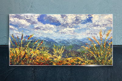 Bild auf glas Sommerliche Berglandschaften